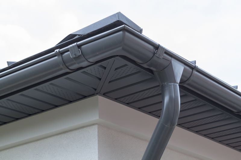 New Gutter System on Roof Edge